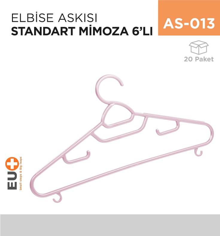 Elbise Askısı Standart Mimoza 6