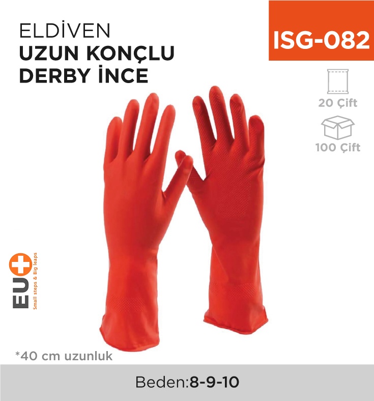 Eldiven Uzun Konçlu Derby İnce (D-310) - Koli:1 Adet