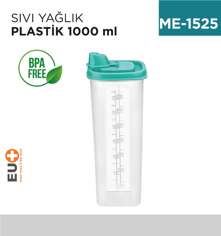 Sıvı Yağlık Plastik 1000 Ml (E-402)