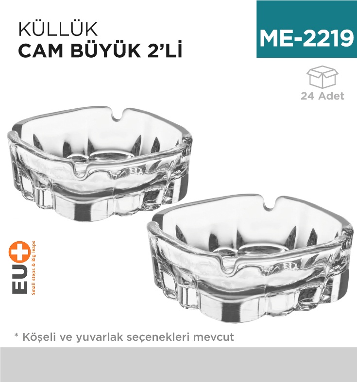 Küllük Cam Büyük 2'Li (Kar.72-Kyf.72)-54036