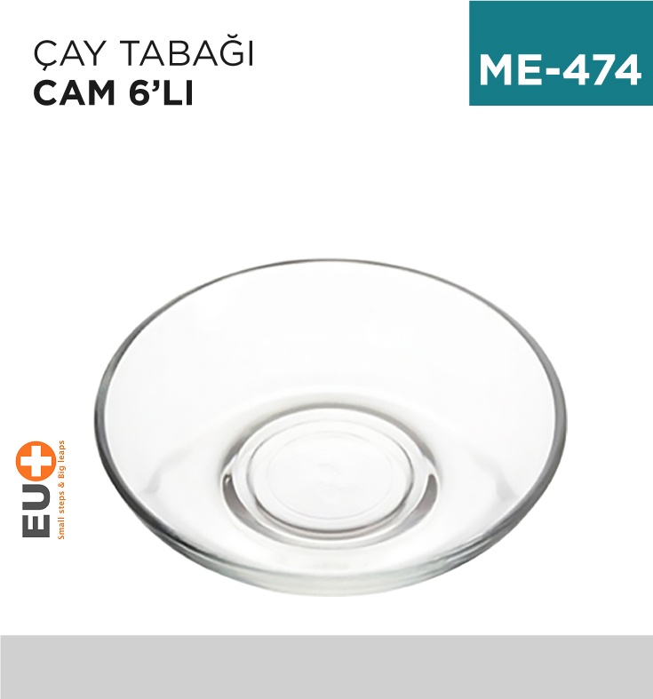 Çay Tabağı Klasik 6'Lı (20020) - Koli:12 Adet