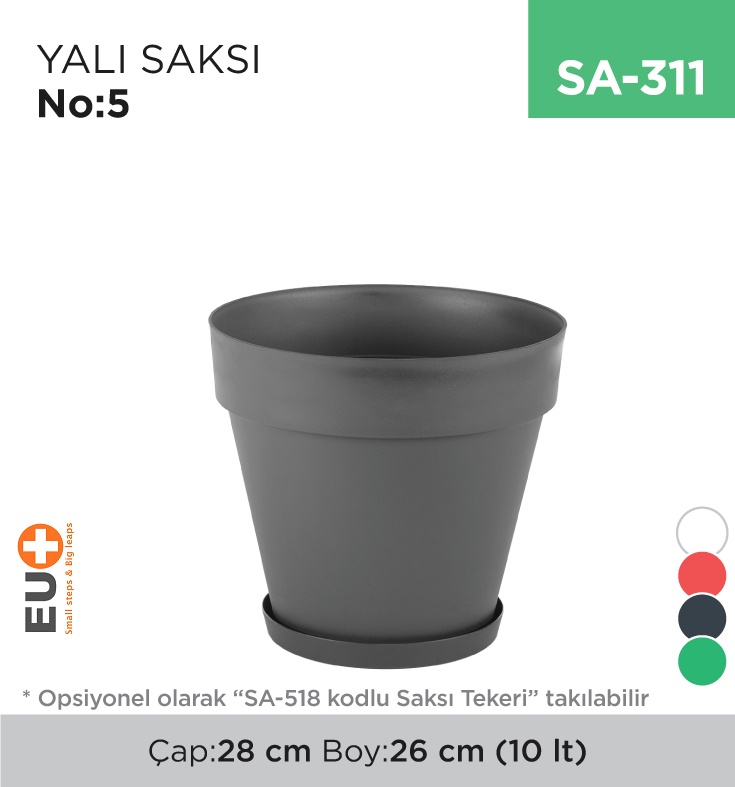 Yalı Saksı No:5 (10 Lt) (Ys05)