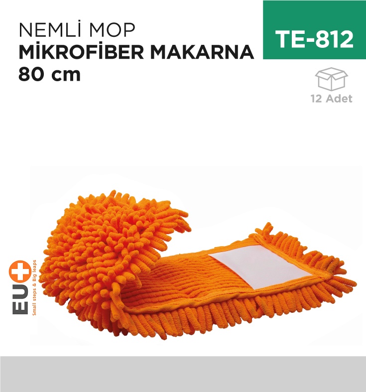 Nemli Mop Mikrofiber Makarna 80 Cm