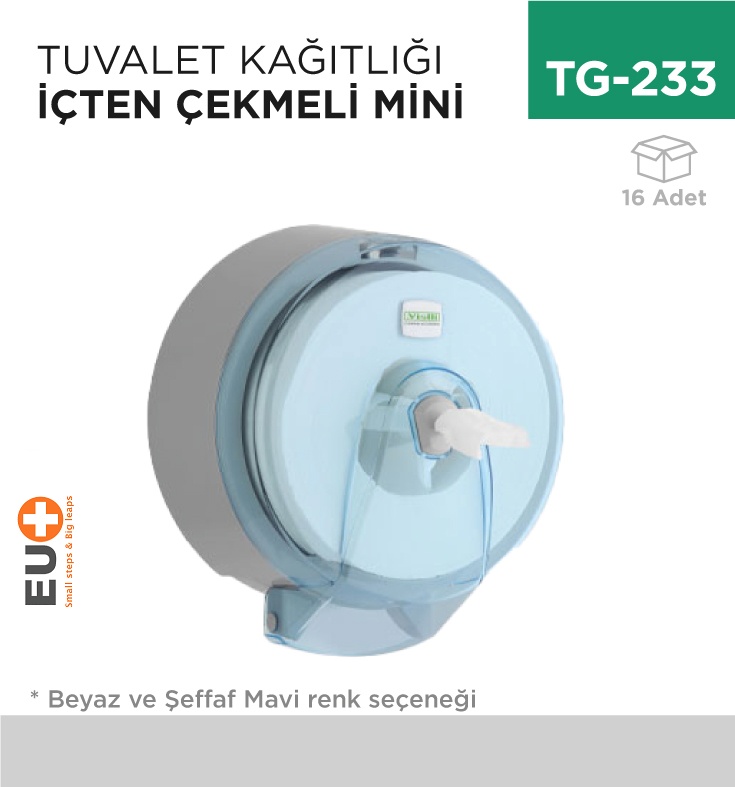 Tuvalet Kağıtlığı İçten Çekmeli Mini (K3-K3T) - Koli:16 Adet