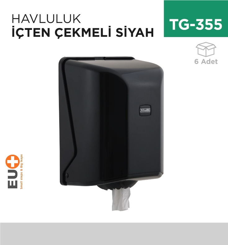 Havluluk İçten Çekmeli Siyah (Og1B) - Koli:6 Adet
