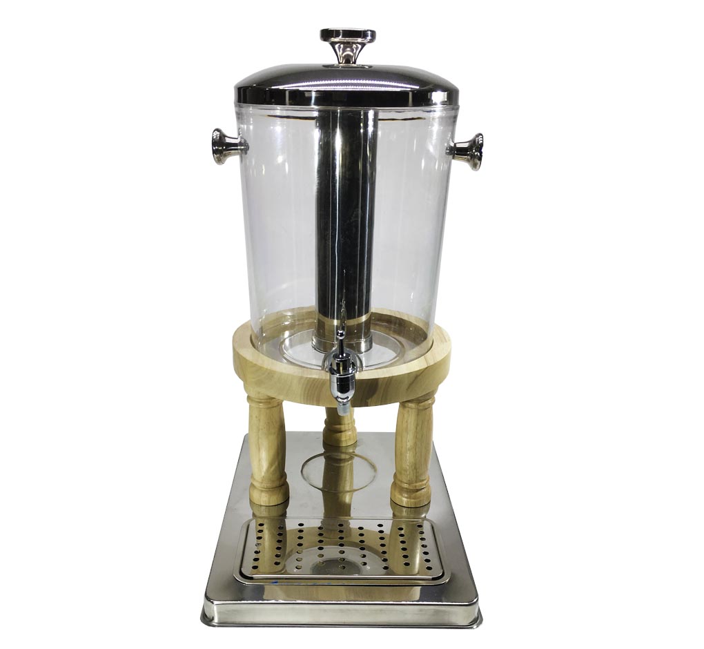 Leva Şerbet Soğutucu Buz Hazneli Ahşap Stand 5 Lt L-30565
