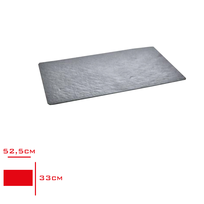 Atlas Açık Büfe Pano Sunum 52.5* 33 Cm Gri Mat G-744 - MELAMİN