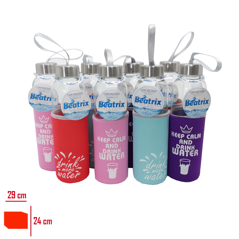 Beatrix Cam Matara Kılıflı 500 Ml - CAM