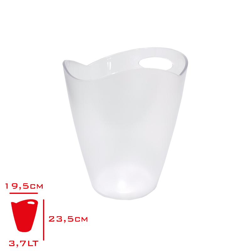 Bora Pp Şişe &amp; Buz Kovası 3.7 Lt Bo-596