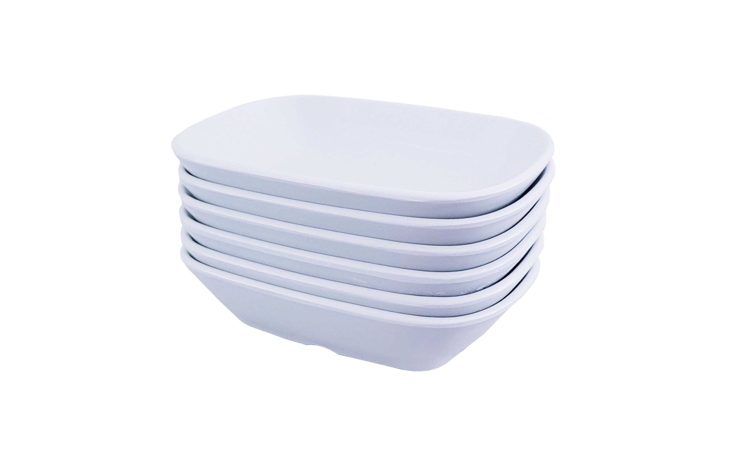 Özgül MELAMİN Porelin Köşeli Kayık Büyük 20*14 Cm 506 - MELAMİN