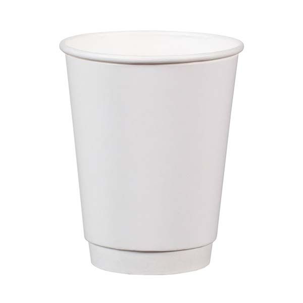Karton Bardak 14oz Double Wall / Çift Duvar -Beyaz - Baskısız - guzeltedarik.com